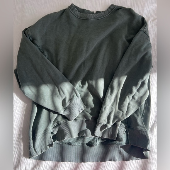 aerie Tops - Aerie Distressed Crewneck